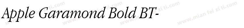 Apple Garamond Bold BT字体转换